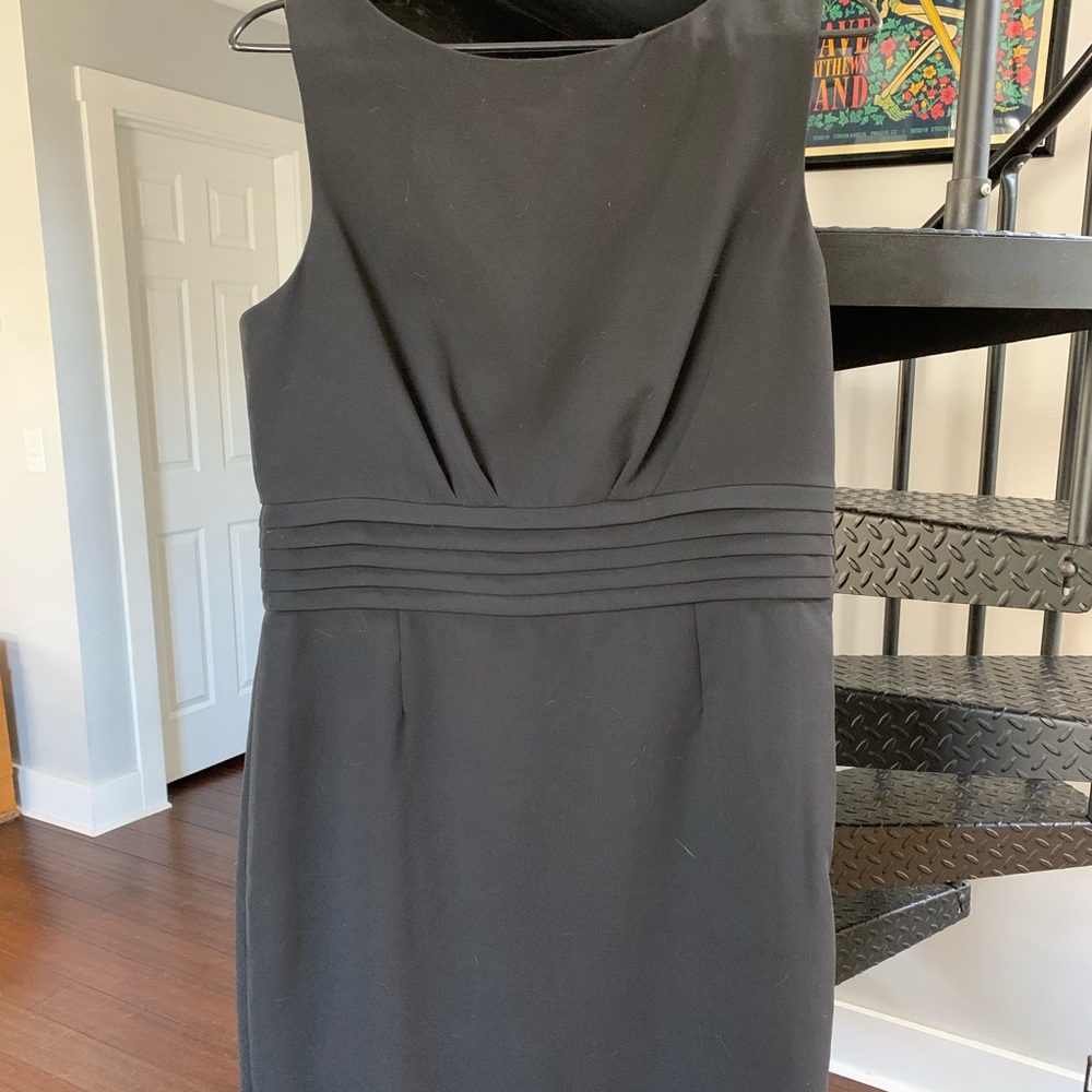 Black formal mid length dress